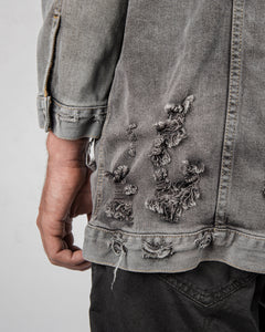 Xagon - Oversize denim jacket grey - Stilett.com