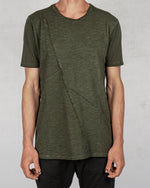 Xagon - Real cut tshirt military green - https://stilett.com/