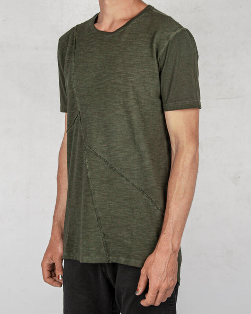 Xagon - Real cut tshirt military green - https://stilett.com/