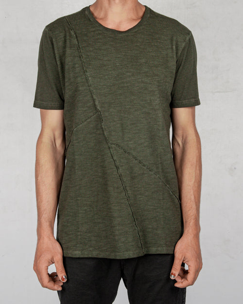 Xagon - Real cut tshirt military green - https://stilett.com/