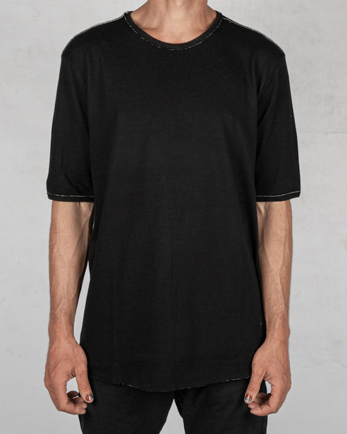 Xagon - Regular fit double face tshirt - https://stilett.com/