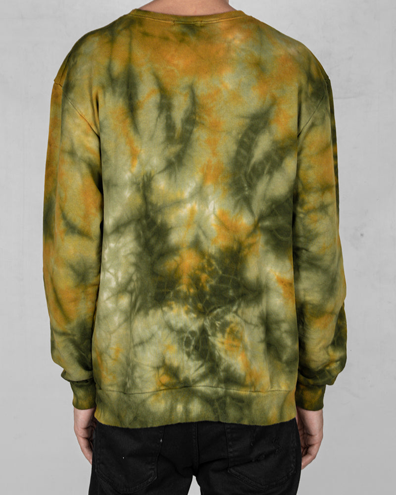 Regular fit fleece sweater green