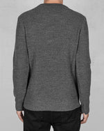 Xagon - Regular fit knit sweater grey - https://stilett.com/