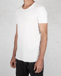 Xagon - Regular fit linen cotton tshirt white - Stilett.com