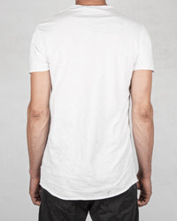 Xagon - Regular fit linen cotton tshirt white - Stilett.com