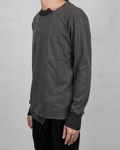 Regular fit long sleeves t-shirt grey