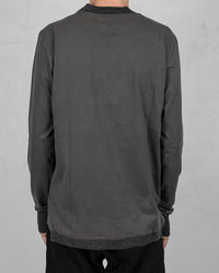 Regular fit long sleeves t-shirt grey