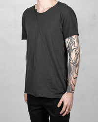 Regular fit real cut tshirt black