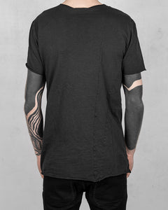 Regular fit real cut tshirt black