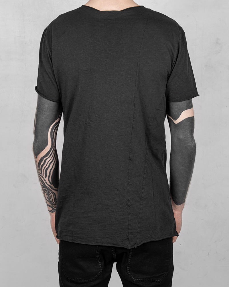 Regular fit real cut tshirt black