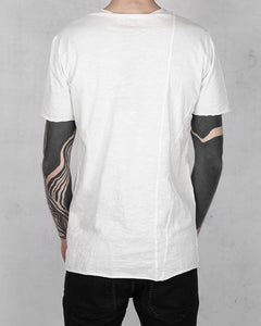 Regular fit real cut tshirt white