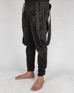 Xagon - Suspender trousers black - https://stilett.com/