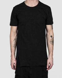 Xagon - Asymmetric real cut tshirt black - Stilett.com