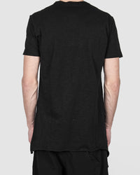 Xagon - Asymmetric real cut tshirt black - Stilett.com
