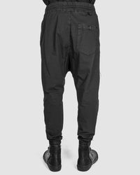 Xagon - Drawstring low crotch stretch pants black - Stilett.com