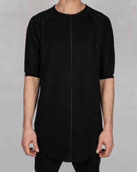 Xagon - Long contrast seam tshirt black - Stilett.com