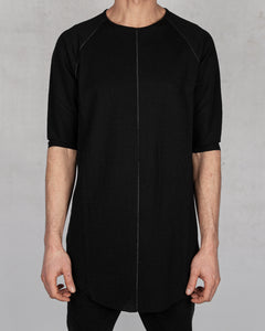 Xagon - Long contrast seam tshirt black - Stilett.com