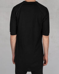 Xagon - Long contrast seam tshirt black - Stilett.com
