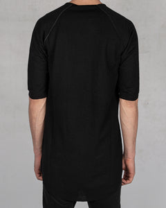 Xagon - Long contrast seam tshirt black - Stilett.com
