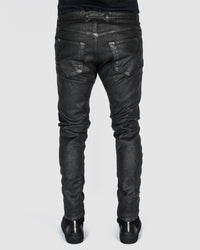 Xagon - Waxed distressed pants - Stilett.com
