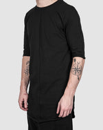 Xagon - long tshirt black - https://stilett.com/