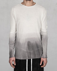 Xagon - Regular fit white ombre sweater - Stilett.com